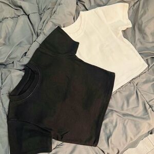Black and White T-Shirt Set